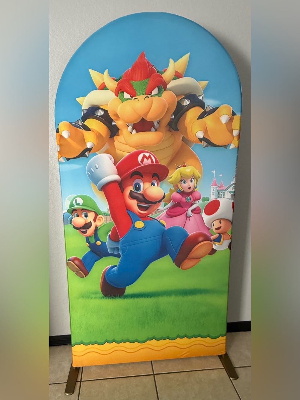 Super Mario Arch Backdrop Cover